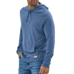 NWT WRANGLER SZ S Men's Hooded Lightweight Pullover Shirt 100% Cotton